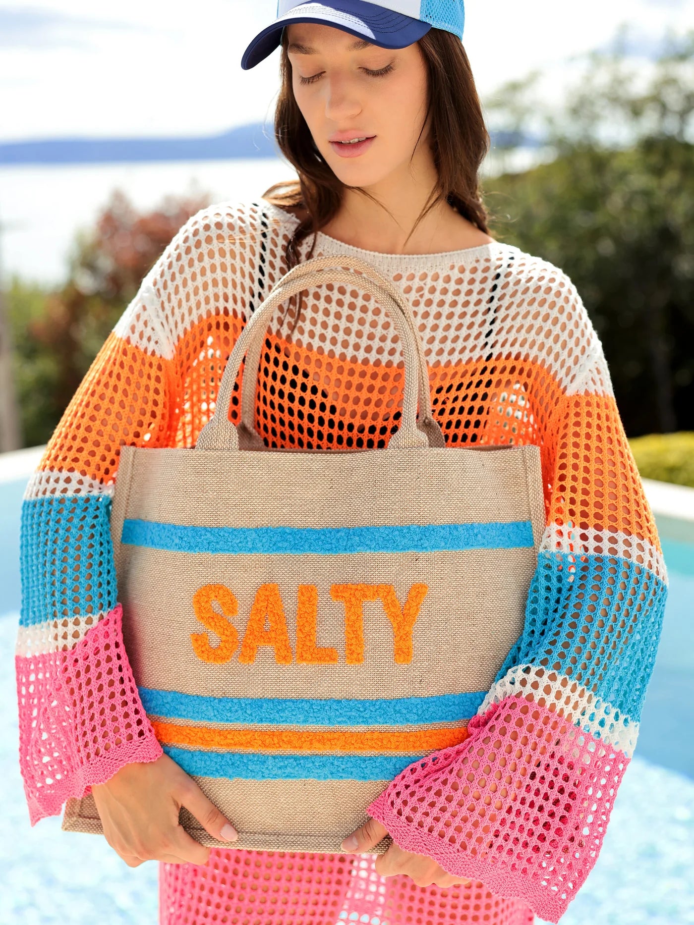 SALTY BEACH BAG NATURAL