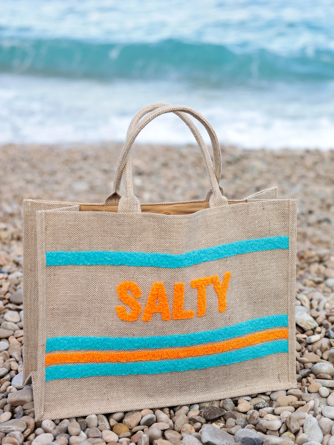 SALTY BEACH BAG NATURAL