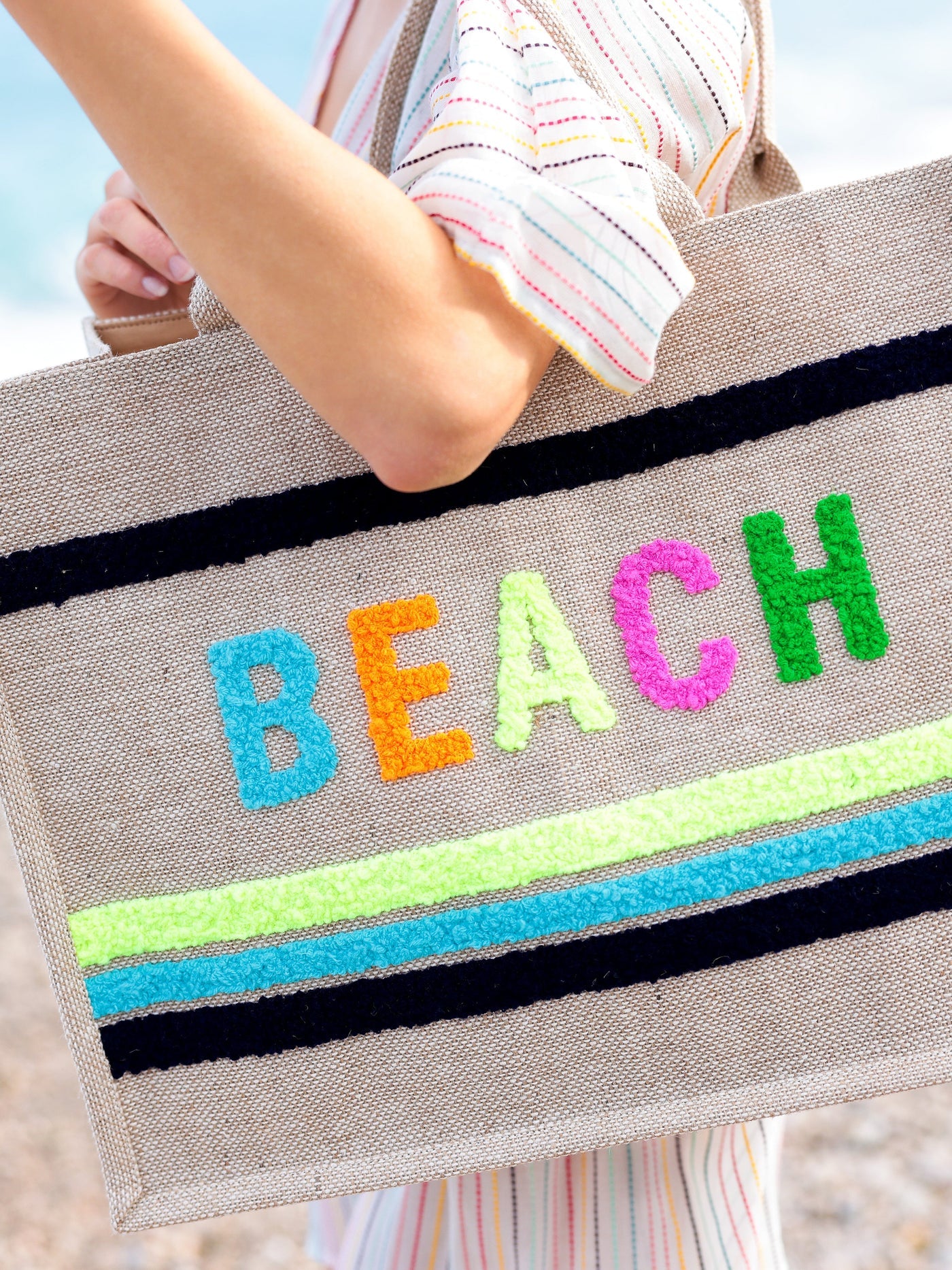 BEACH BEACH BAG NATURAL