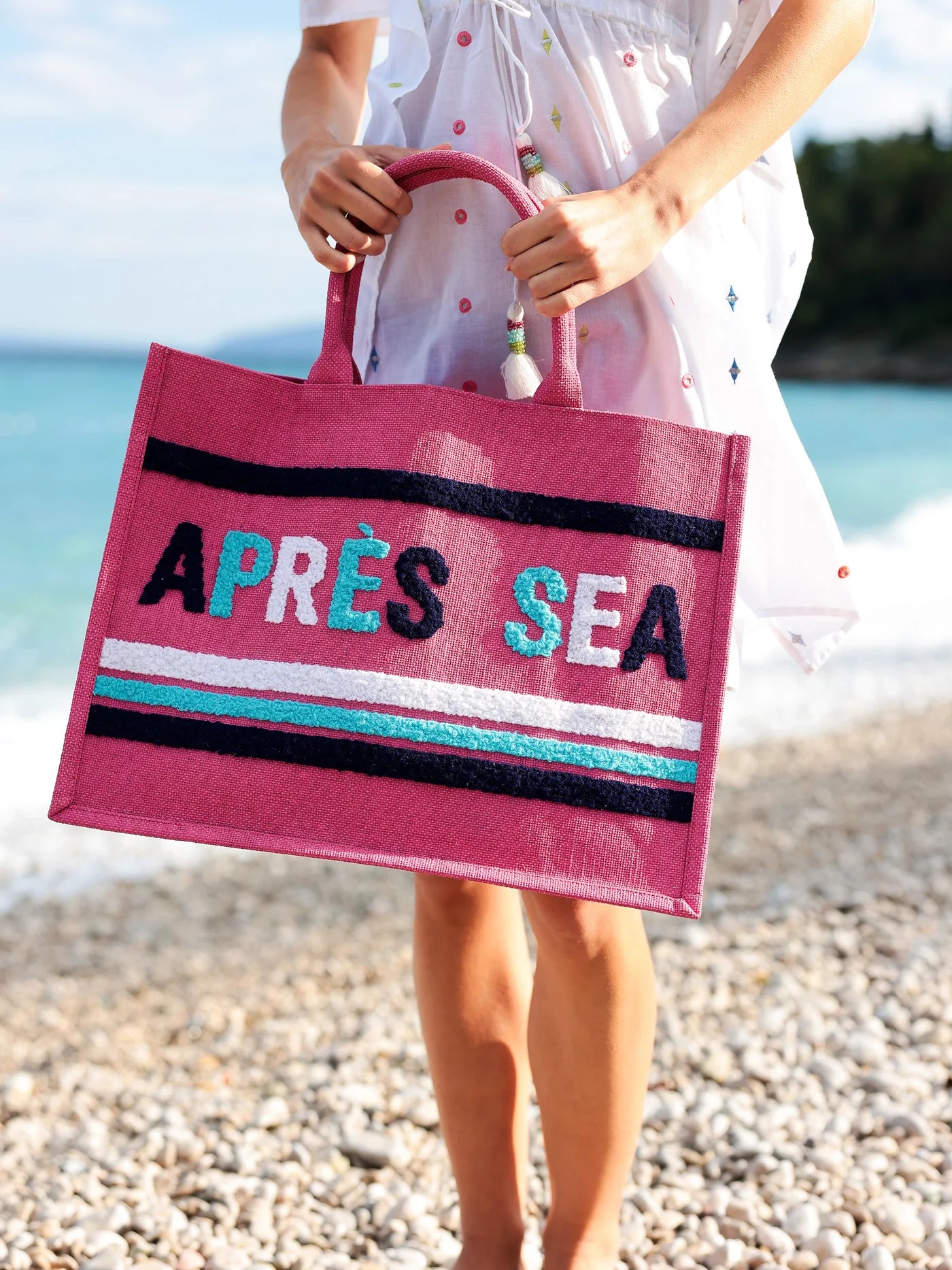 APRES SEA BEACH BAG PINK