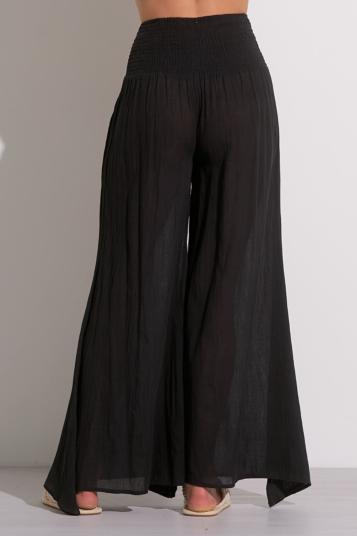 BLACK PANTS PALAZZO