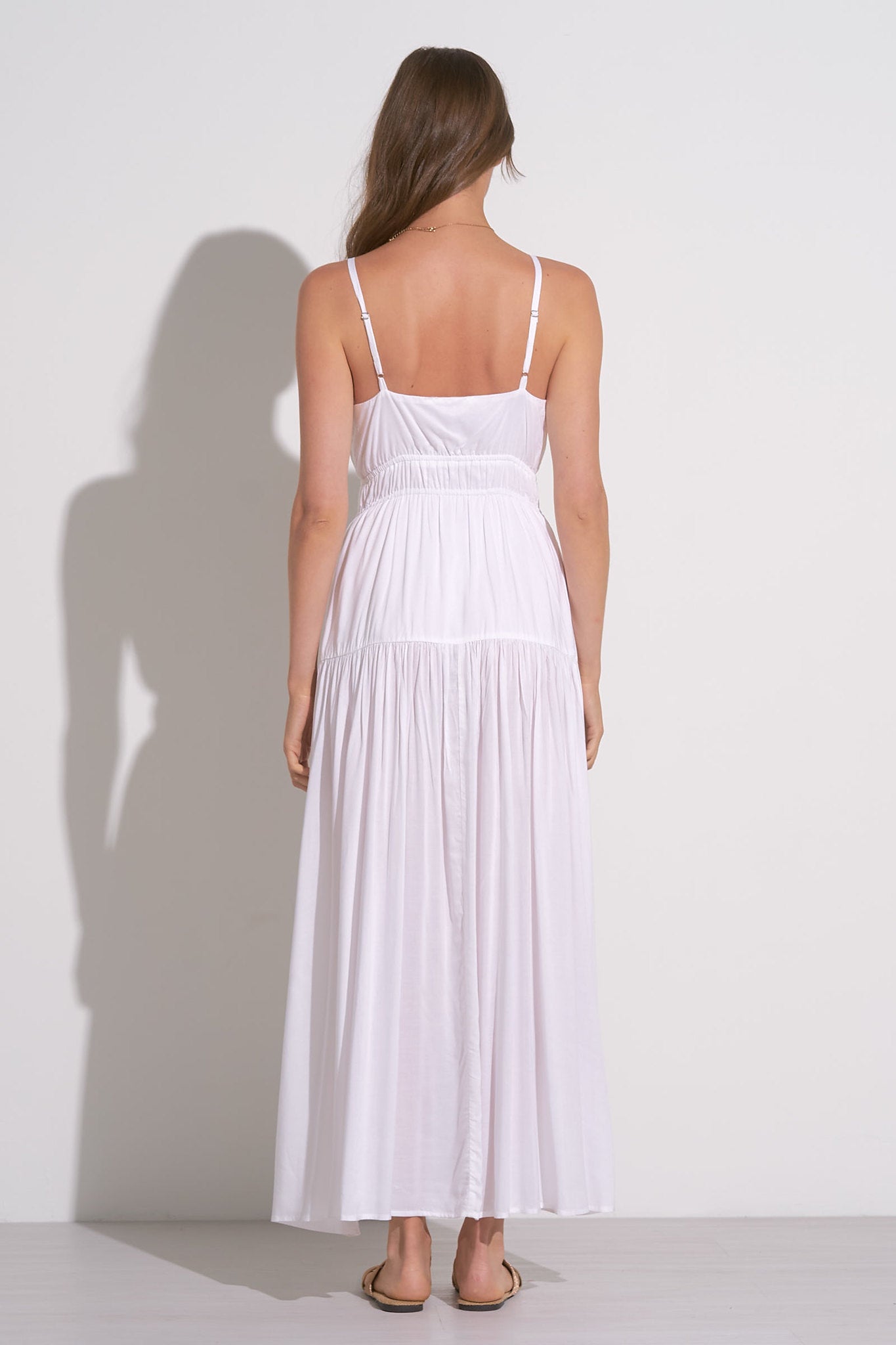 WHITE MAXI DRESS
