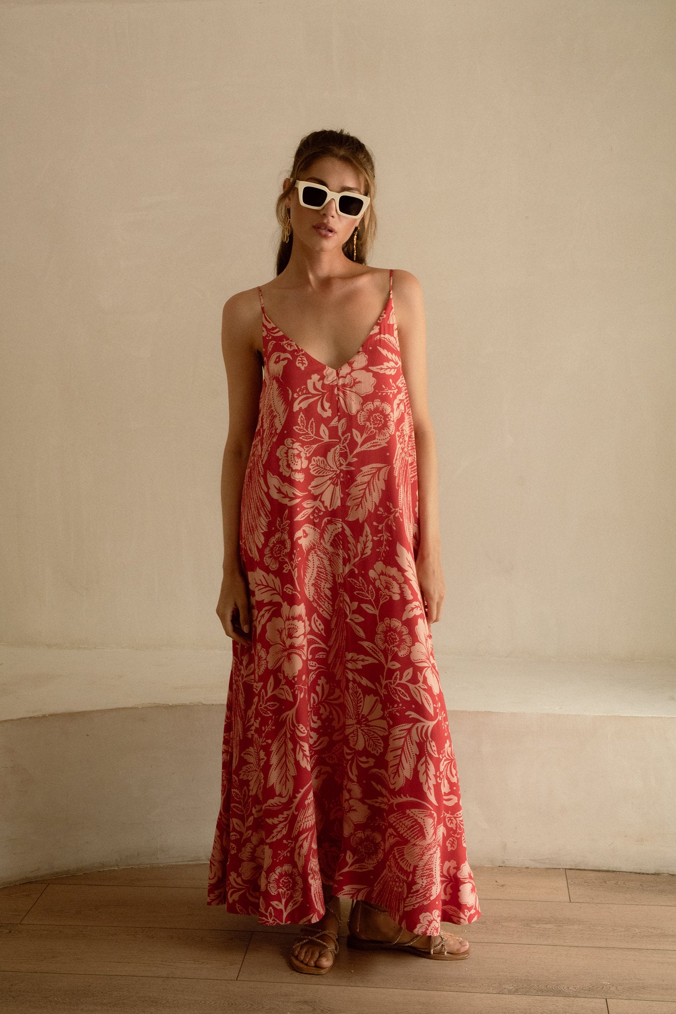 RED MALDIVES DRESS