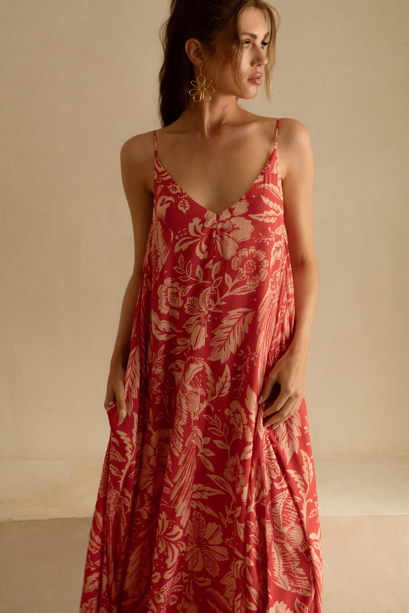 RED MALDIVES DRESS