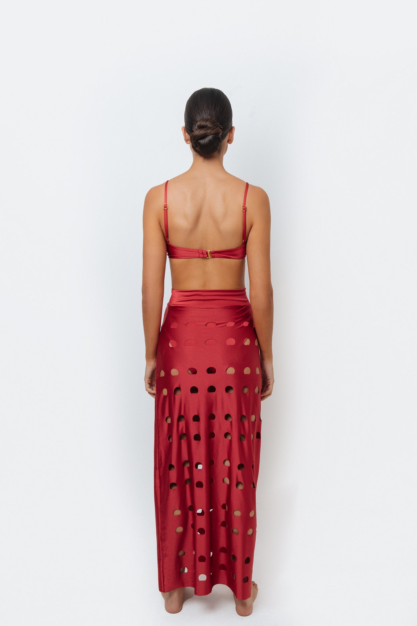 FILIPA GRANATE SKIRT