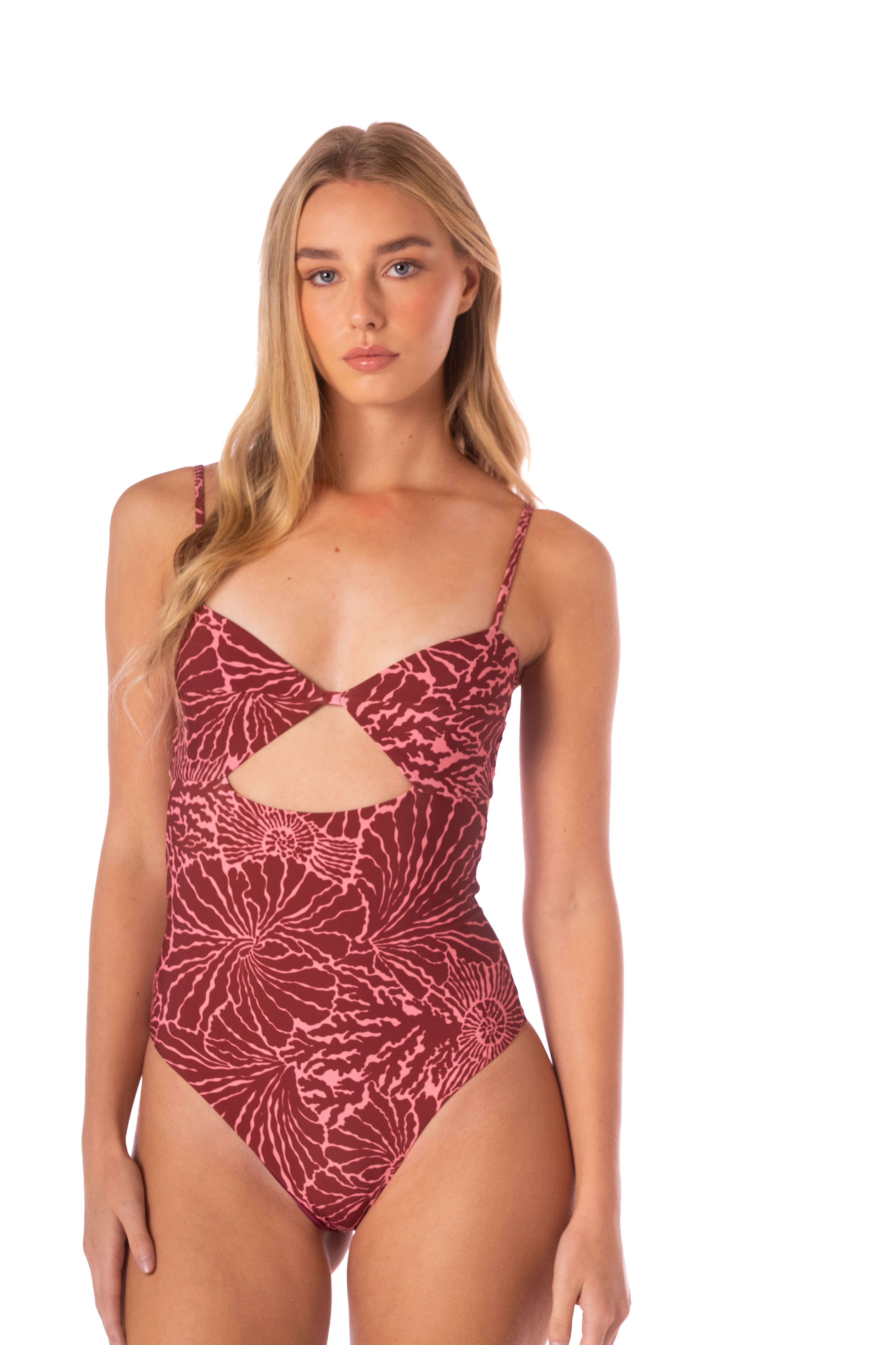 WINE CORALS ONE PIECE