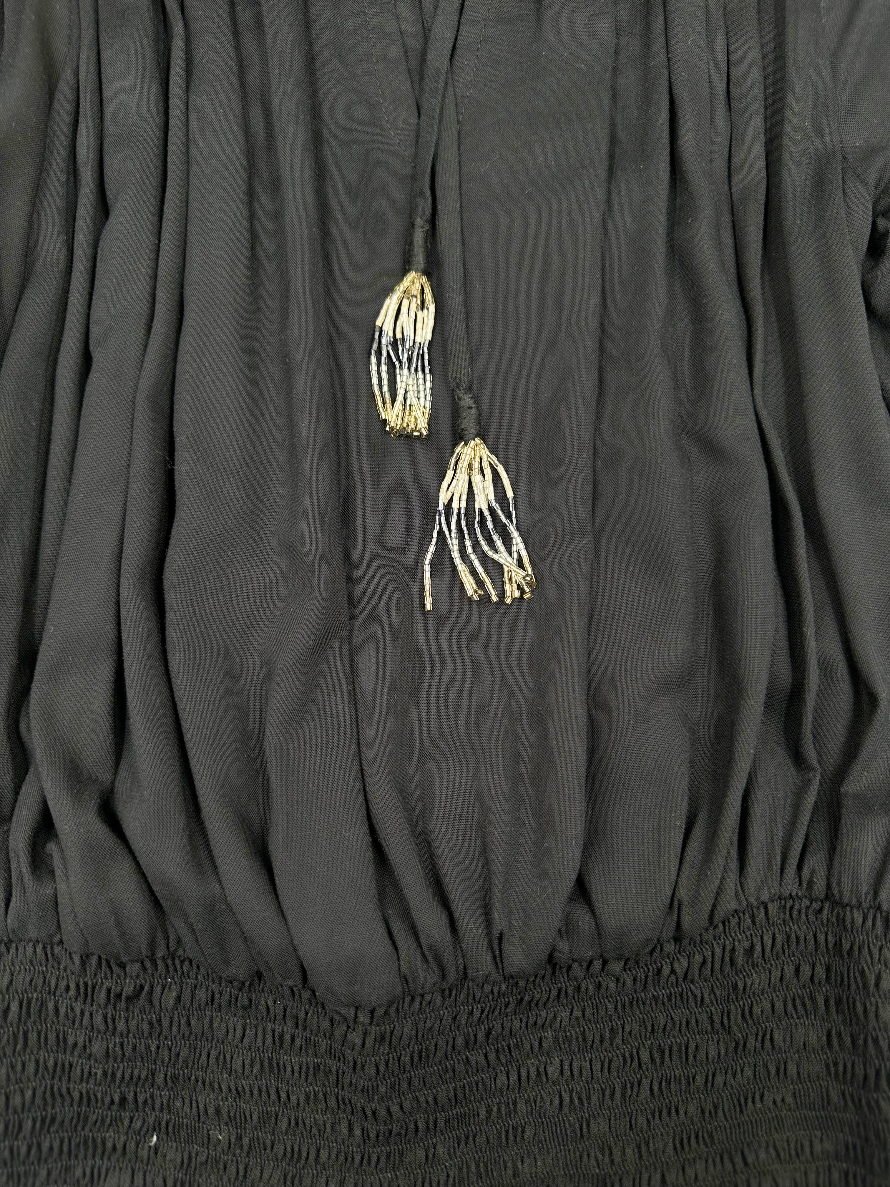 SOLIDS TULUM LONG DRESS BLACK