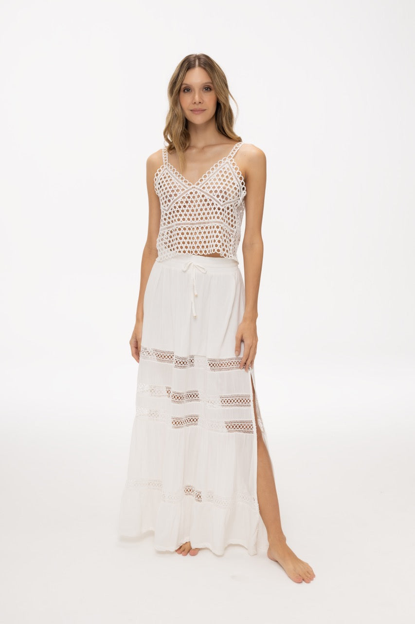GAIRA MARFIL SKIRT