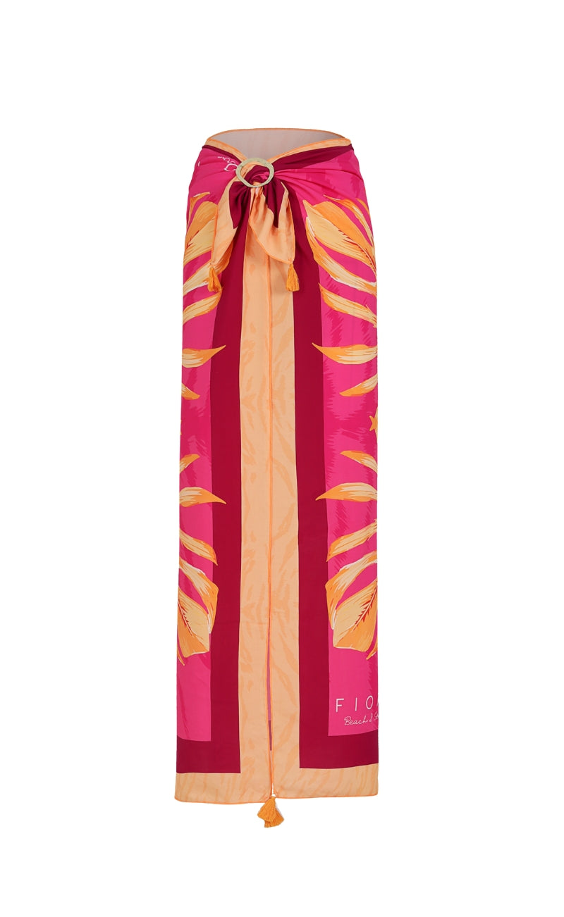 FUCSIA TIGER SARONG