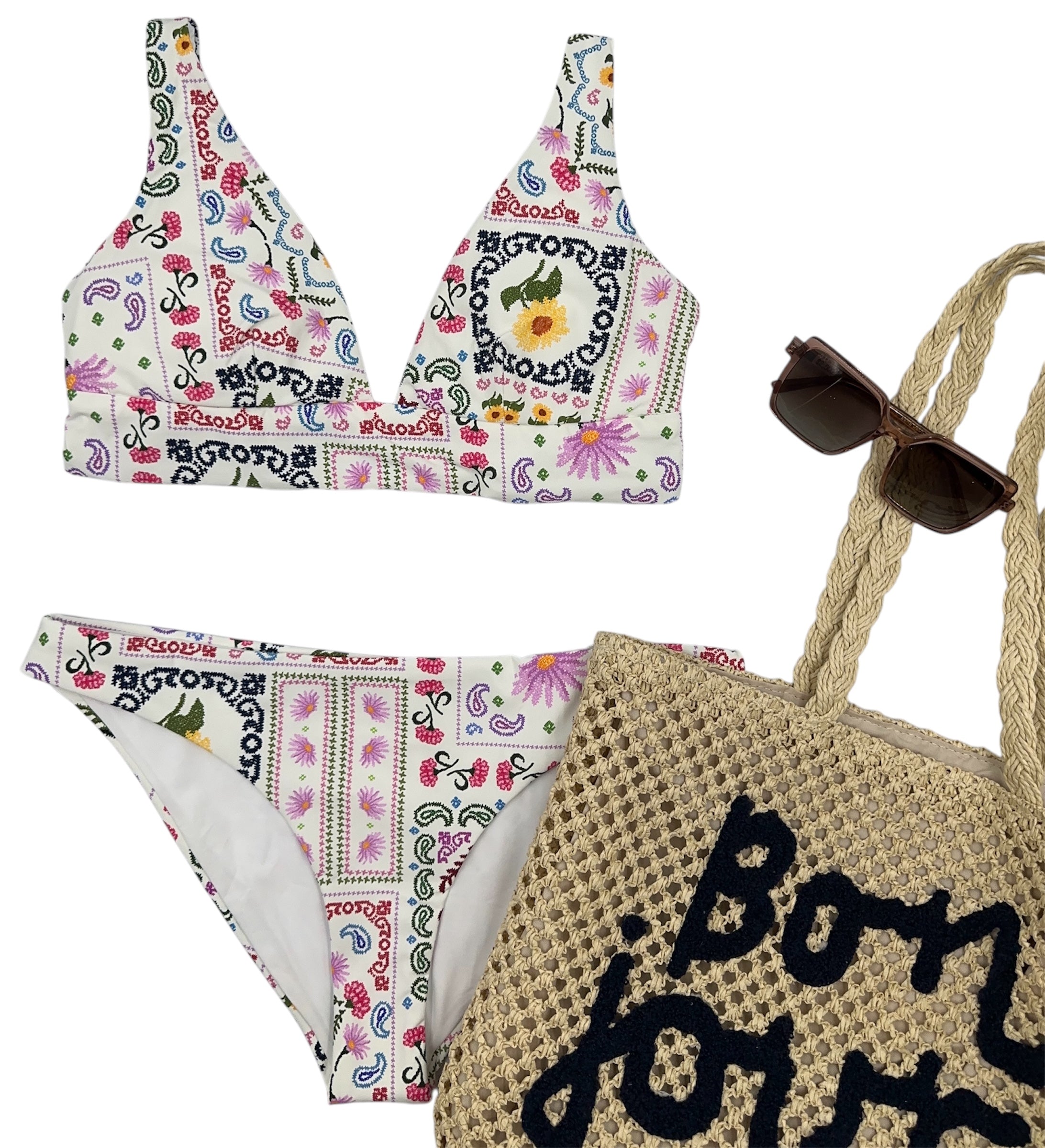 ORCHID  DEL SOL PRINT BIKINI