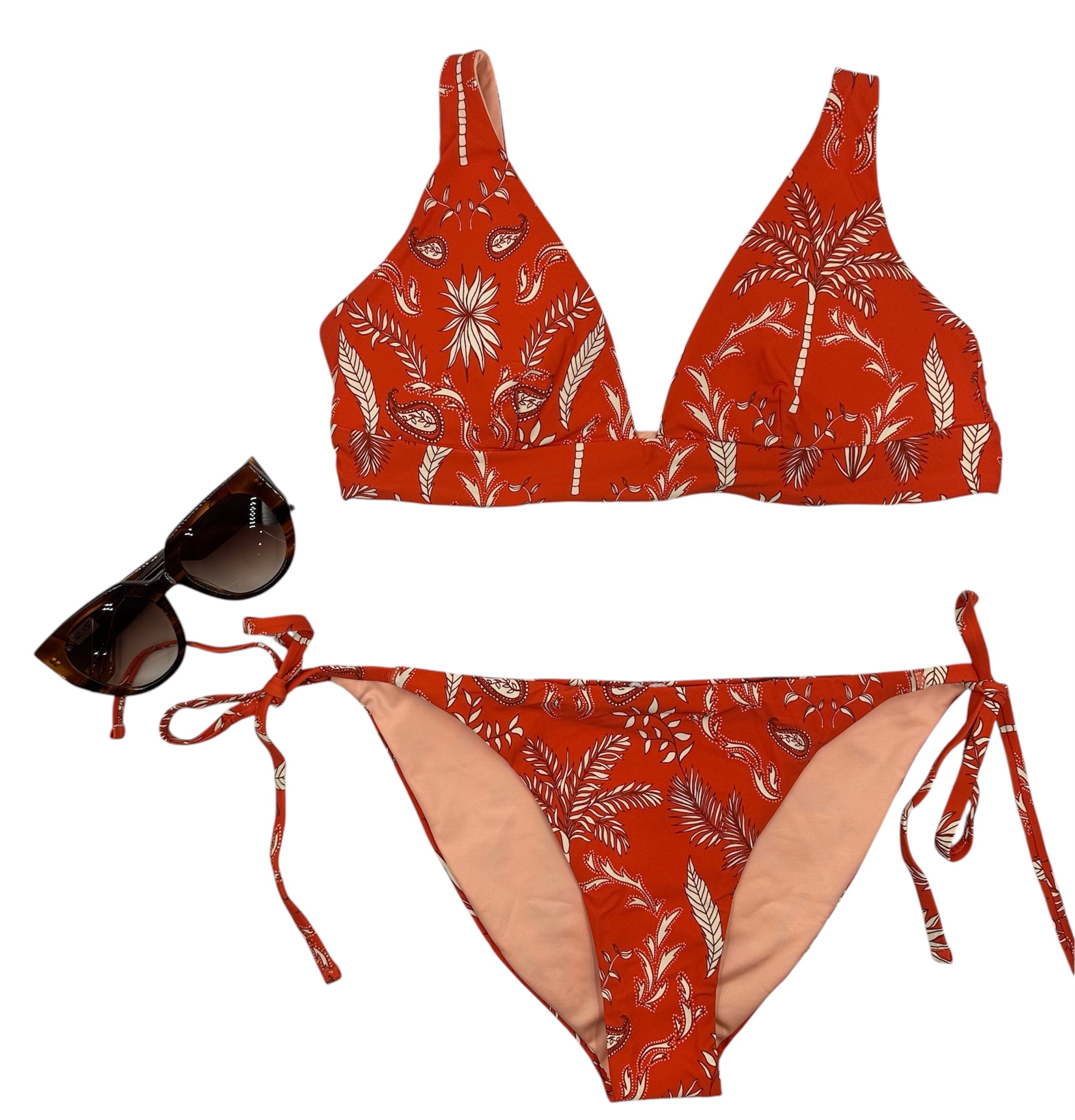 ORANGE SHIMMER BIKINI