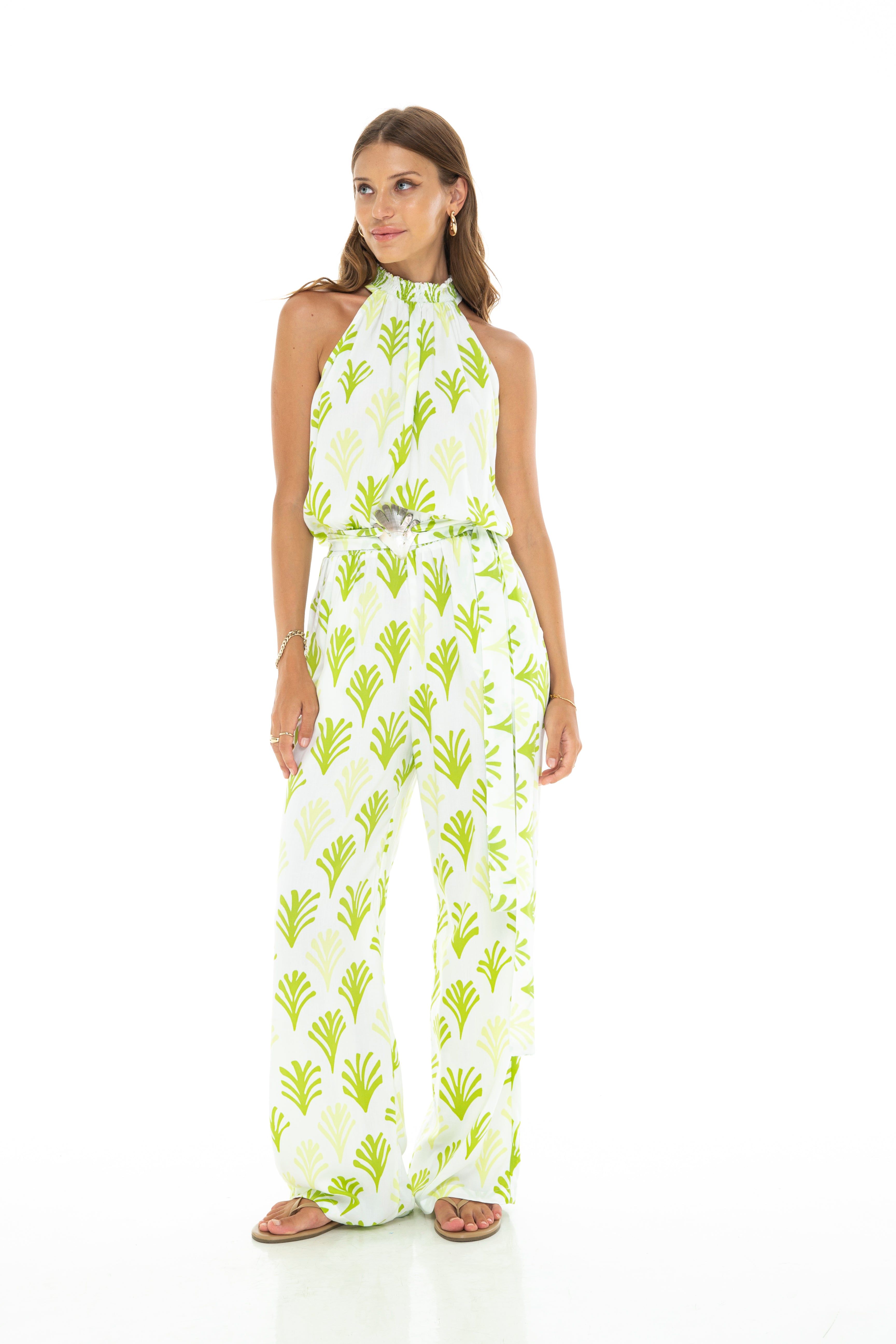 SEAWEED ALEXA JUMPSUIT GREEN