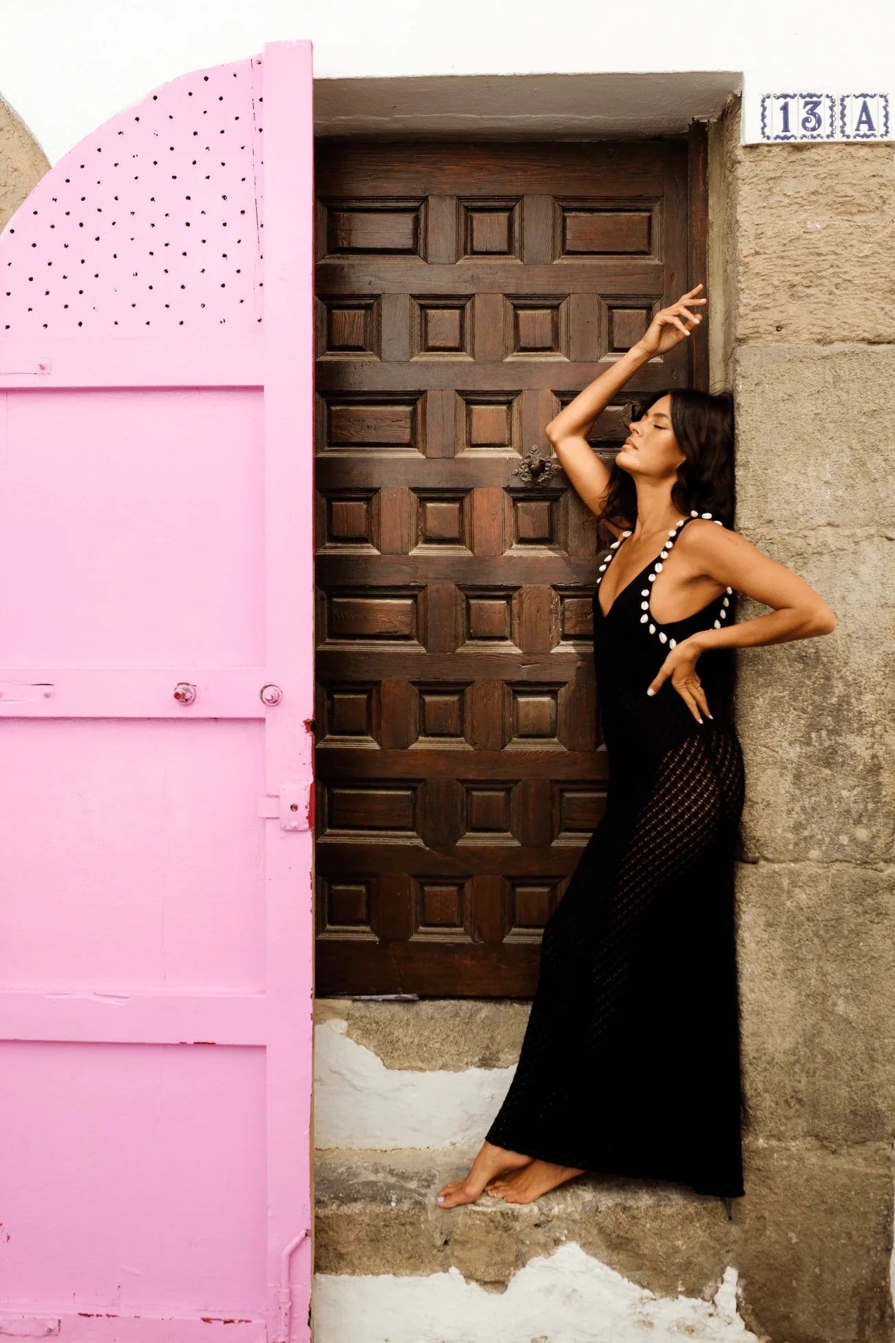 PUKA SHELL CROCHET DRESS