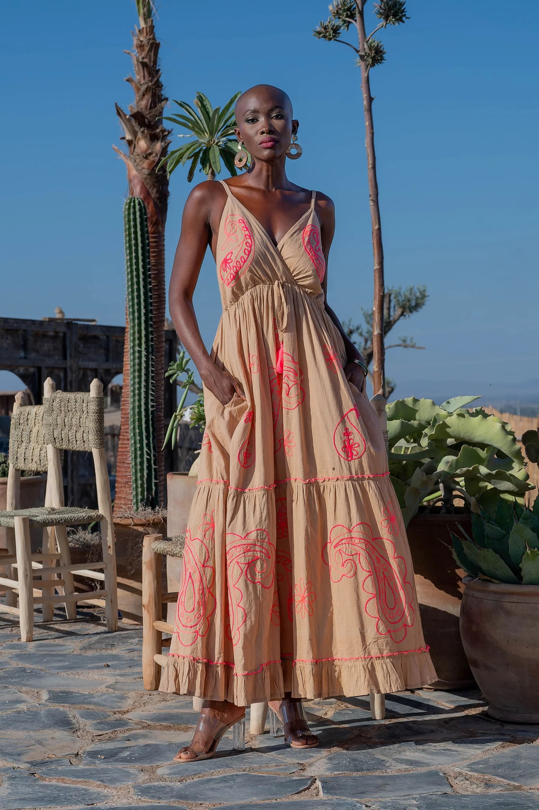 SANYA CAMEL DRESS